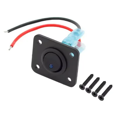 1 عصابة 12V 20A LED Blue LED SPST Toggle Rocker On/Off Marine Switch Panel